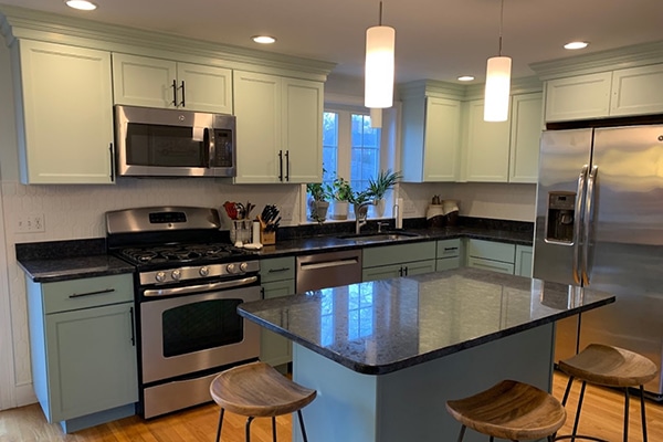 Kitchen Cabinet Painting in Lynnfield, MA